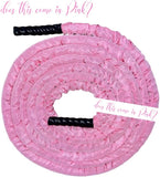 Pink Battle Rope, Heavy Strength Training Rope with Pink Protective Sleeve for Women
