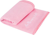 Pink Superfine Microfiber Yoga Mat Towel Gym with Corner Pockets